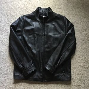 Calvin Klein Black Leather Jacket